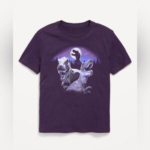 NWT- Deep Purple DINOSAUR Graphic Short Sleeve Tee - Old Navy Size XSMALL (5)